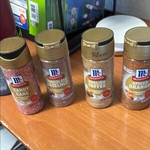 Set of 4 McCormick Finishing Sugars